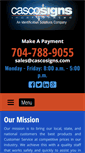 Mobile Screenshot of cascosigns.com